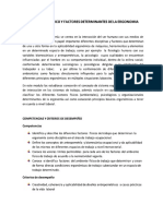 Sistema Ergonomico y Factores Determinantes de La Ergonomia PDF