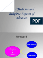 Legal Medicine and Religious Aspects of Abortion