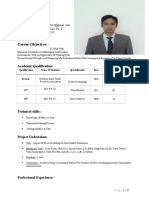 Harvesh Yadav: Academic Qualification
