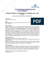 Vacuna Contra La Sarampion y La Rubeola (SR-MR) PDF