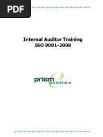 Internal Auditor Training ISO 9001-2008