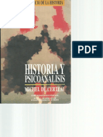 de Certeau, Michel - La Historia, Ciencia y Ficción - Historia y Psicoanalisis