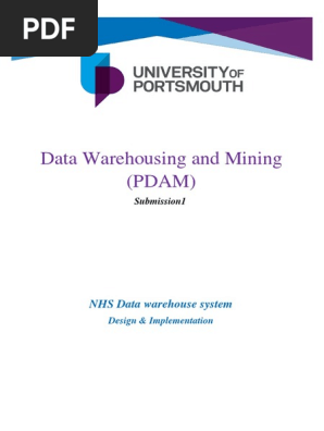 Data Warehousing and Mining Coursework 