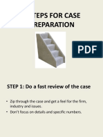 5 Steps For Case Preparation