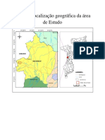 Mapa de Localização Geográfica Da Área de Estudo