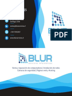 Tarjeta Presentación Blur PDF