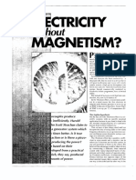 Strachan Aspden - Electricity Without Magnetism?