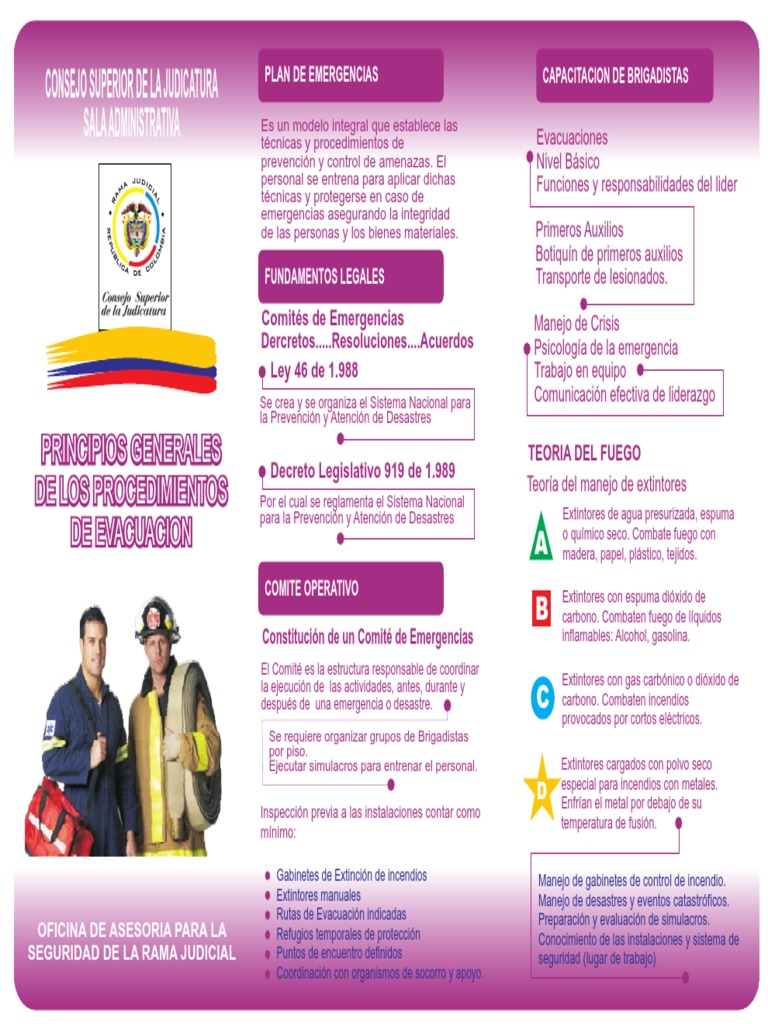 Plan Integral de Emergencias y Seguridad | PDF | Primeros auxilios ...