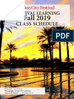 Festival Learning Fall Class 2019