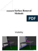Unit II Hidden Surface Removal Methods