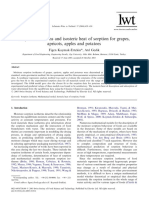 Sorption Isotherms and Heat of Sorption for Foods