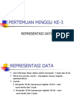 Pertemuan Minggu Ke-3: Representasi Data