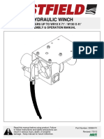 Hydraulic Winch: For Augers Up To Wr10 X 71' / W130 X 41' Assembly & Operation Manual