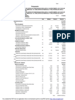 Presupuesto Junio