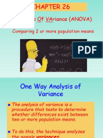 Chap 26 One Way Anova