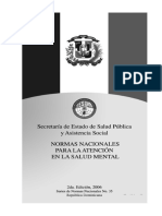 Normas Nacionales para La Atencion en La Salud Mental - 2006 PDF