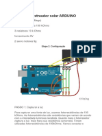 Rastreador Solar ARDUINO