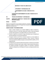 Inspección Liea de 10 in Osla Número de Soldadura 20350