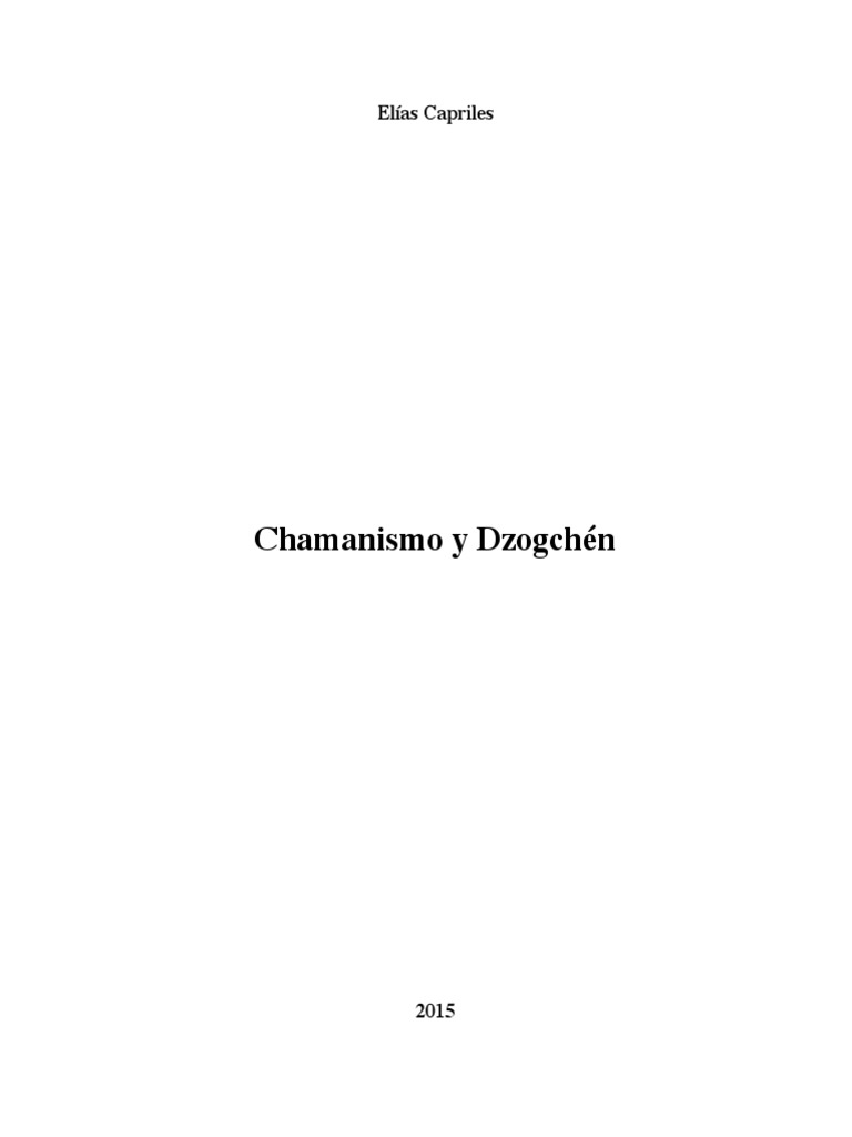 Chamanismo Y Dzogchen Verdad Chamanismo