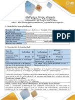 Guía de Actividades y Rúbrica de Evaluación - Paso 2 - Elaborar El Problema de Investigación