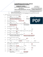 Board of Intermediate Education, Karachi Chemistry Paper - I