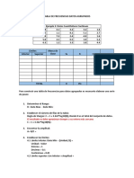 Tabla de Frecuencias Datos Agrupados