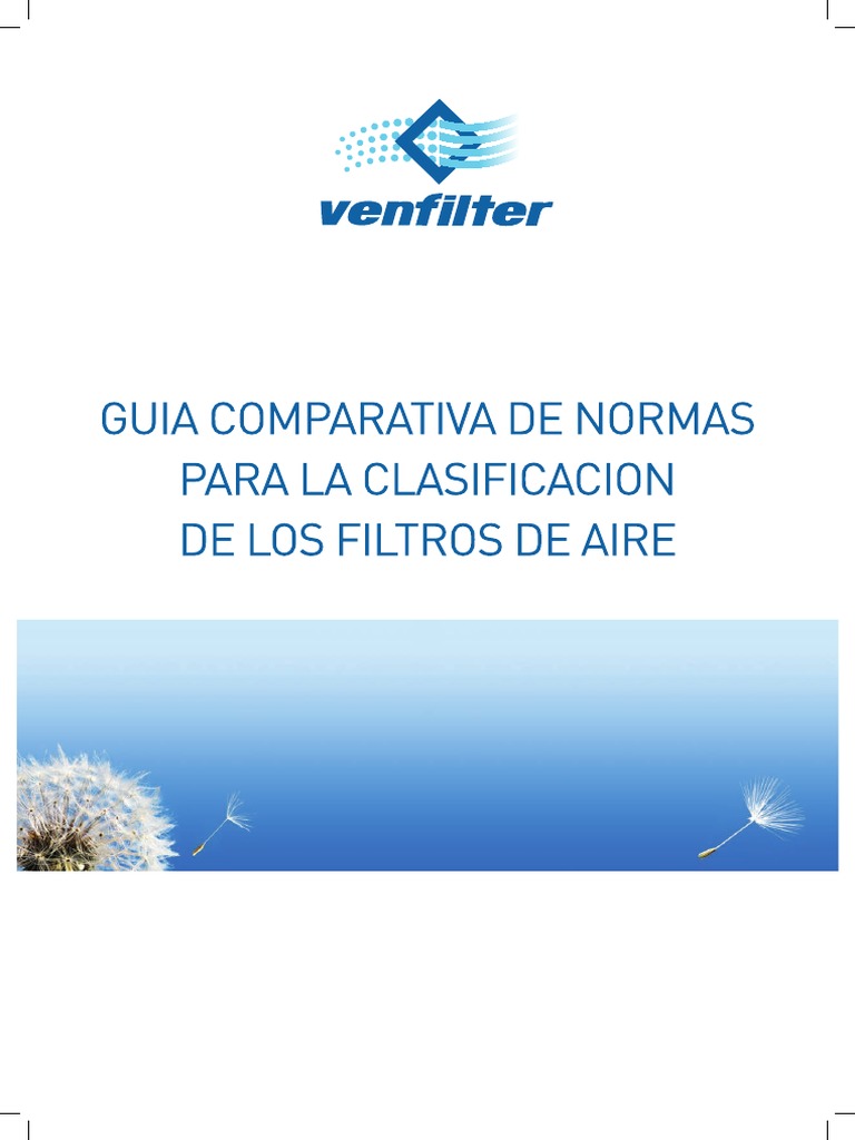 Comparativa de Clasificación de Filtros | PDF | Filtración | Equipo químico
