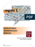 Ingles 1 - ESTRUCTURAS GRAMATICALES BÁSICAS - 2015 PDF