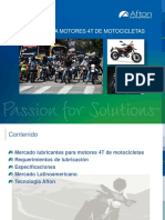 Aceites Lubricantes para Motocicletas 4t Sep-2015