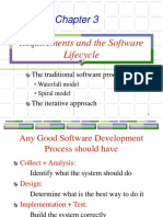 Requirements and The Software Lifecycle