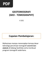 Geotomografi (Geo - Tomography)