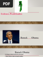 Evidence World Leaders