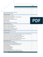 Manufacturing ERP Requirements Template