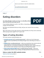 Eating Disorders - NHS