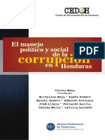 El Manejo Político y Social de La Corrupción