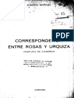 Alberto Moreno - Correspondencia entre Rosas y Urquiza después de Caseros.pdf