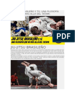 Jiu-Jitsu Brasileño y Tú. Una Filosofía Que Va Más Allá Del Tatami