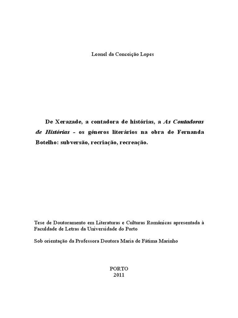 Tesedoutleonellopes000148794 1 PDF PDF Teoria Literária Sociologia