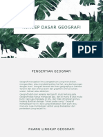 Konsep Dasar Geografi