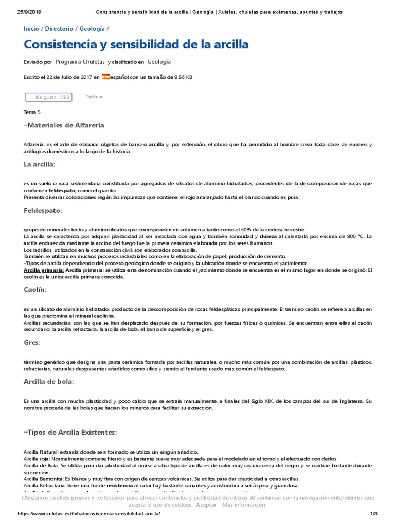 Consistencia | PDF | Arcilla | Madera