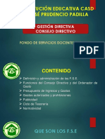 Institución Educativa Casd José Prudencio Padilla: Gestión Directiva Consejo Directivo