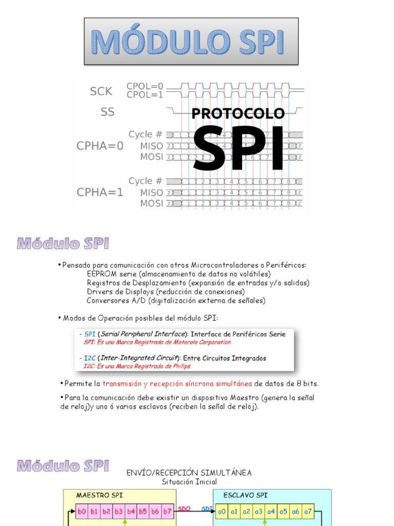Spi PDF | PDF | Microcontrolador | Ingenieria Eléctrica