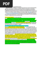 Definition and Nature of Agricultural Tenancy: Gelos vs. CA, 208 SCRA 608 (1992)