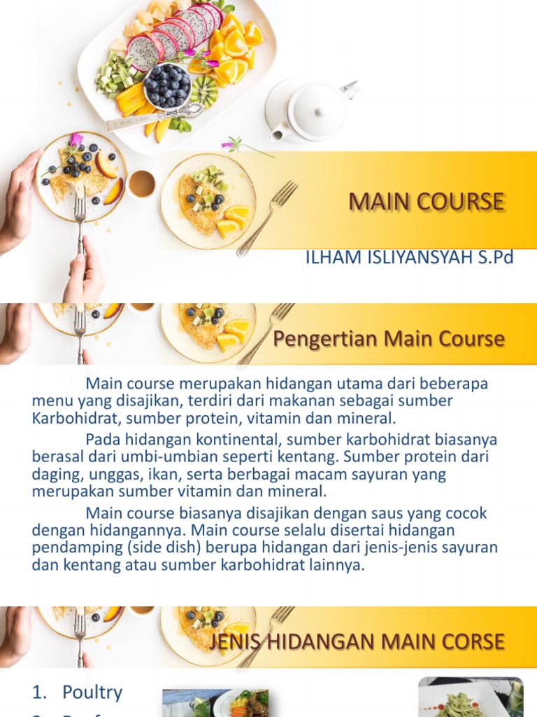 Main Course | PDF | Kesehatan Holistik