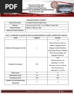 Narrative Report For BP-OSA