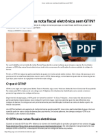 Como Emitir Uma Nota Fiscal Eletrônica Sem GTIN