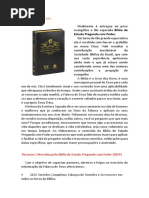 SINOPSE DA BÍBLIA DE ESTUDO PREGANDO COM PODER