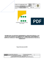 Informe Fenecimiento Cuenta Municipio PDF