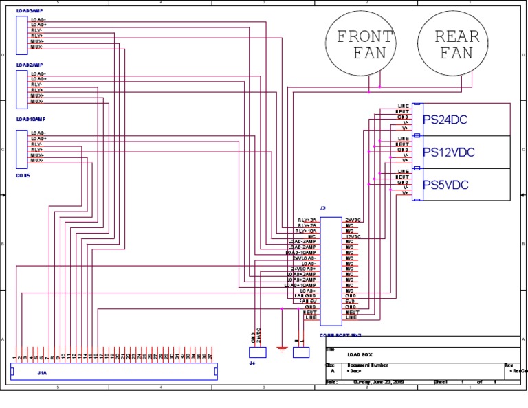 Hard Circuit Diagram for Load Box | PDF