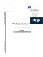 Organizing Process - Competency and Change in Public Sector Work Practices